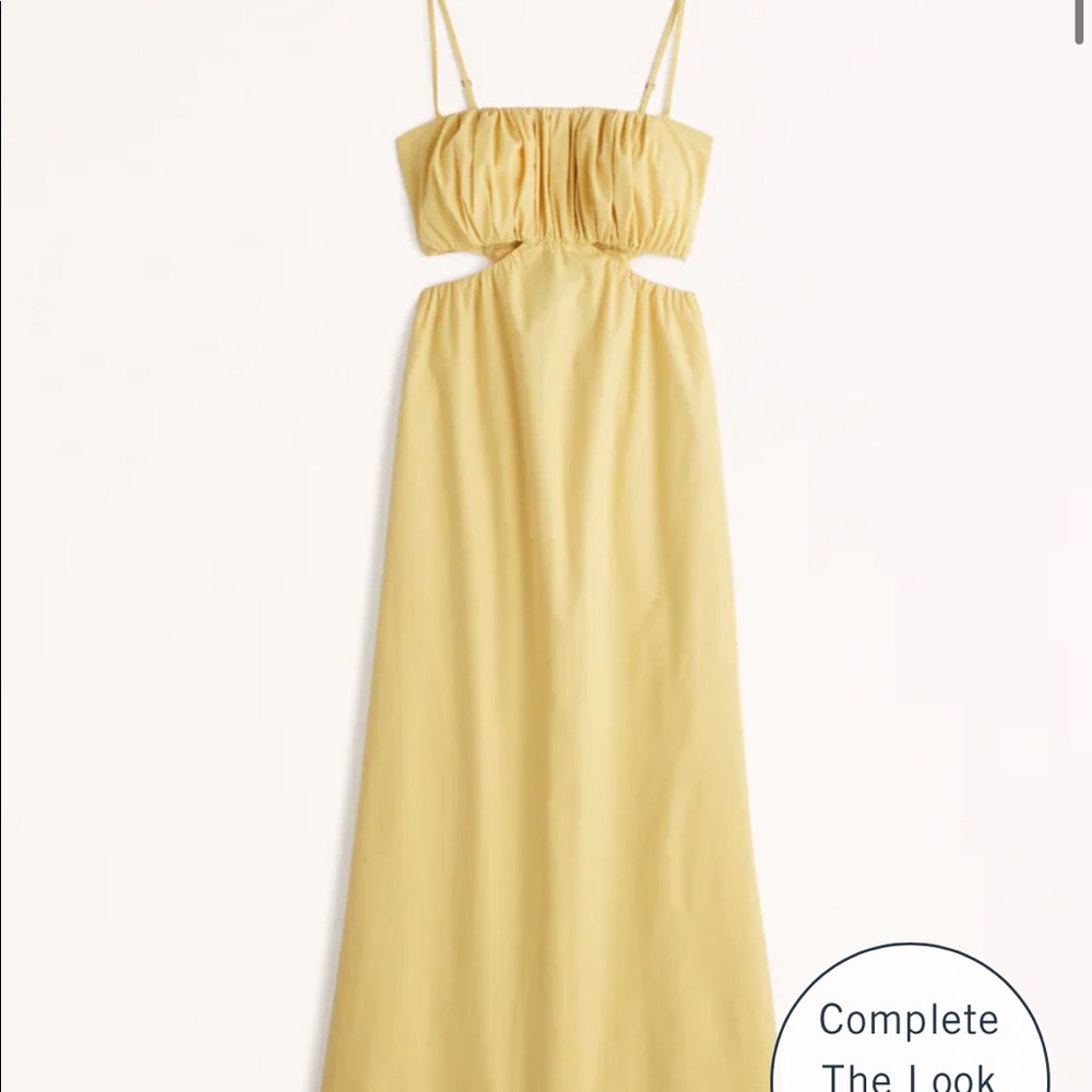 Abercrombie bubble top maxi dress